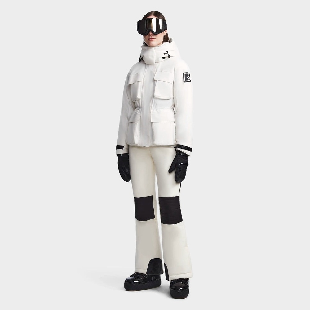 RUDSAK Matching Ski Jacket & Bib Pants Set - White - Size M